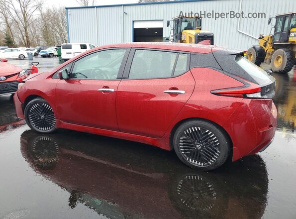 1N4CZ1CV0PC563113 2023 NISSAN LEAF Бордовый Задняя левая четверть