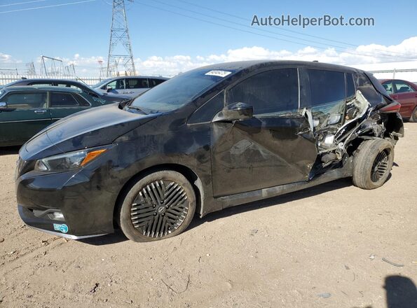 1N4CZ1CV6PC562192 2023 NISSAN LEAF Черный Передняя левая четверть