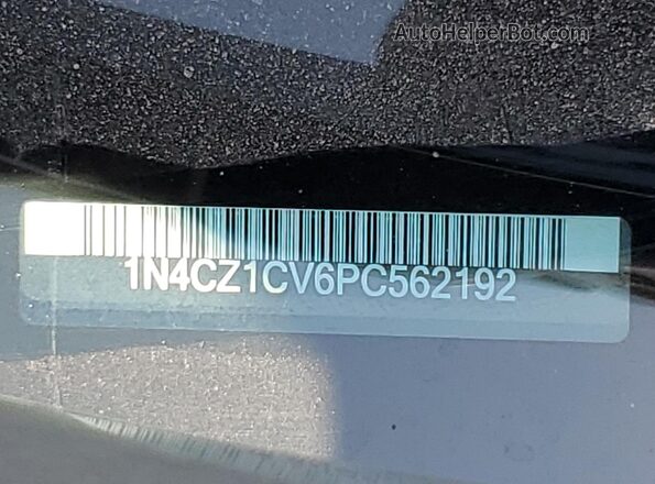 1N4CZ1CV6PC562192 2023 NISSAN LEAF Черный Вид подкапотного пространства