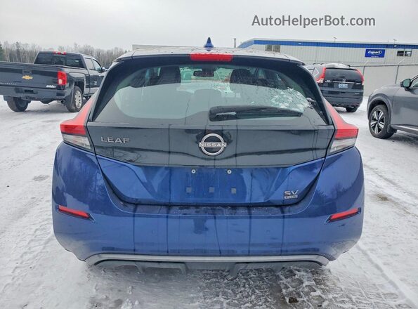 1N4CZ1CV7PC558541 2023 NISSAN LEAF Синий Вид сзади