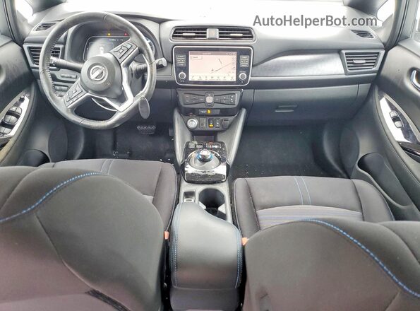 1N4CZ1CV7PC558541 2023 NISSAN LEAF Синий Вид панели приборов