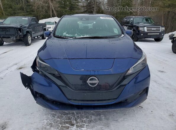 1N4CZ1CV7PC558541 2023 NISSAN LEAF Синий Вид спереди
