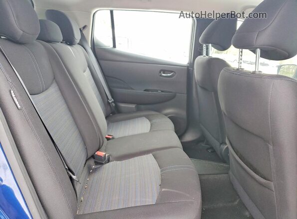 1N4CZ1CV7PC558541 2023 NISSAN LEAF Синий Вид задней части салона