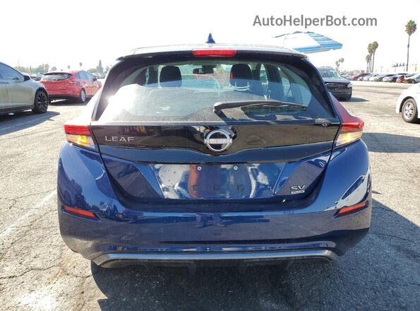 1N4CZ1CV7RC553603 2024 NISSAN LEAF Синий Вид сзади