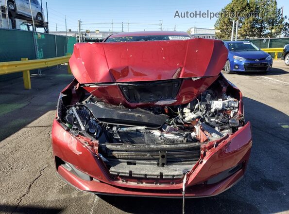 1N4CZ1CV7SC558774 2025 NISSAN LEAF Maroon Вид спереду