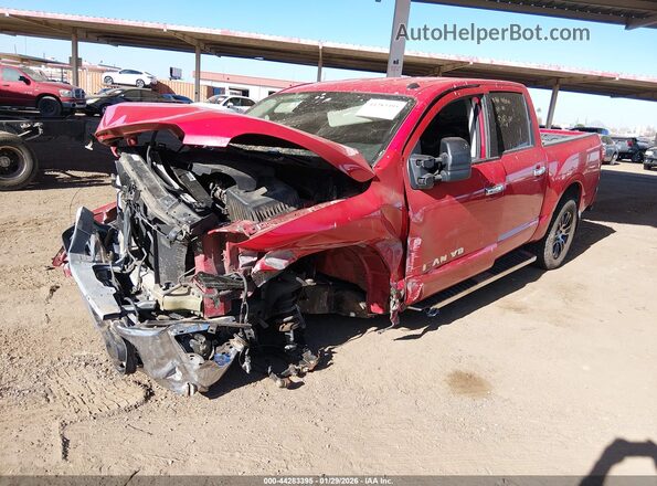 1N6AA1EF1LN503755 2020 NISSAN TITAN Красный Передняя левая четверть