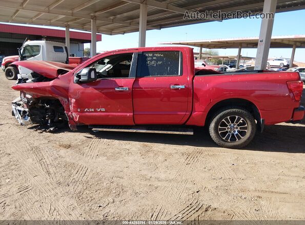 1N6AA1EF1LN503755 2020 NISSAN TITAN Красный Панорамный вид салона 360°