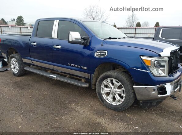 1N6BA1F40HN509944 2017 NISSAN TITAN XD Blue Delantero derecho
