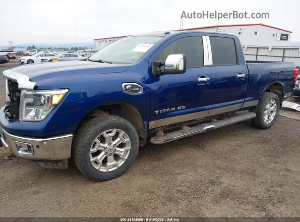 1N6BA1F40HN509944 2017 NISSAN TITAN XD Blue Vista tres cuartos delantera izquierda