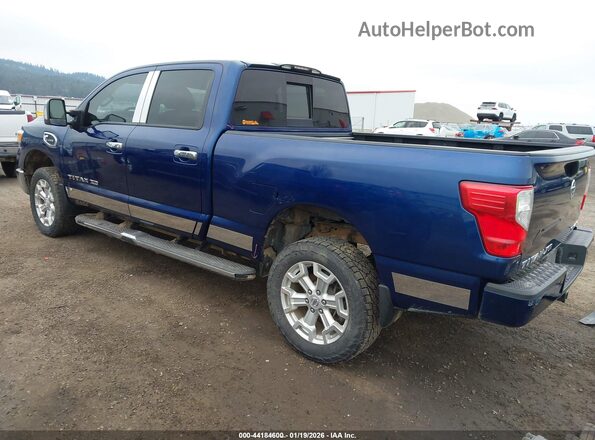 1N6BA1F40HN509944 2017 NISSAN TITAN XD Blue Trasero izquierdo