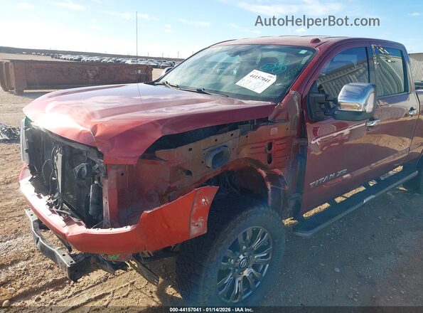 1N6BA1F41GN516397 2016 NISSAN TITAN XD Бордовый Вид спереди