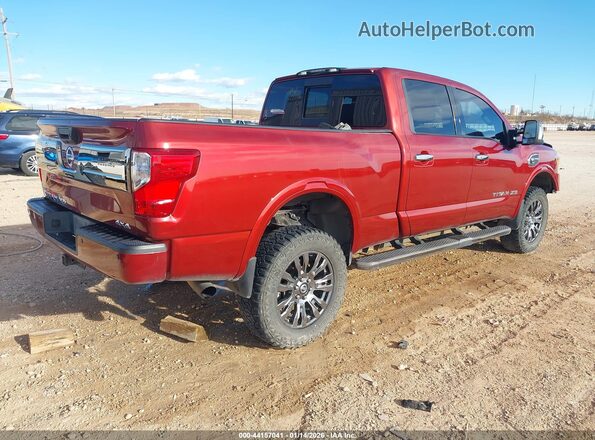 1N6BA1F41GN516397 2016 NISSAN TITAN XD Бордовый Задняя правая четверть
