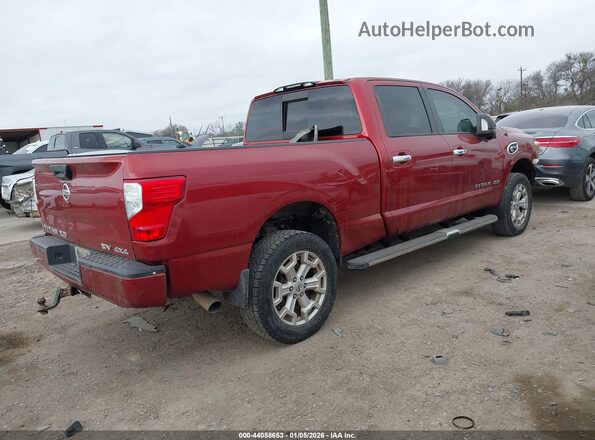1N6BA1F44JN525974 2018 NISSAN TITAN XD Red Задня права чверть