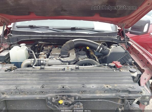 1N6BA1F44JN525974 2018 NISSAN TITAN XD Red Вид ззаду