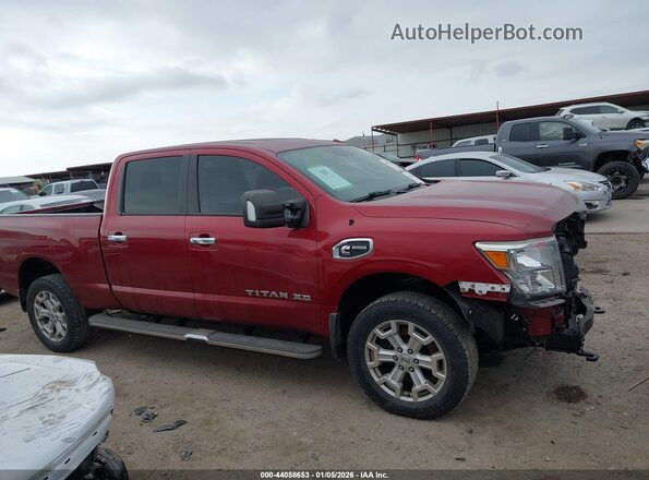 1N6BA1F44JN525974 2018 NISSAN TITAN XD Red Панорамний вид салону 360°