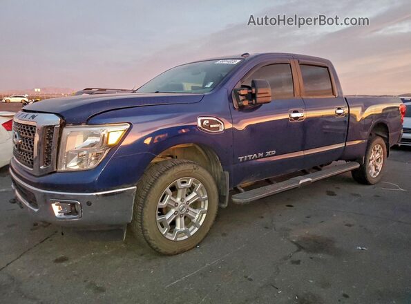1N6BA1F46HN558601 2017 NISSAN TITAN Blue Przód lewy
