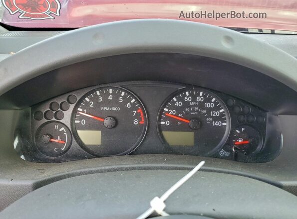 1N6ED0EB7MN703475 2021 NISSAN FRONTIER Burgundy Widok zestawu wskaźników