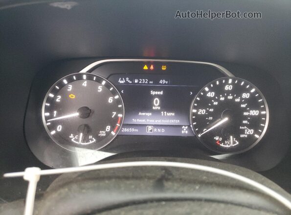 1N6ED1CM2PN604612 2023 NISSAN FRONTIER Белый Вид щитка приборов