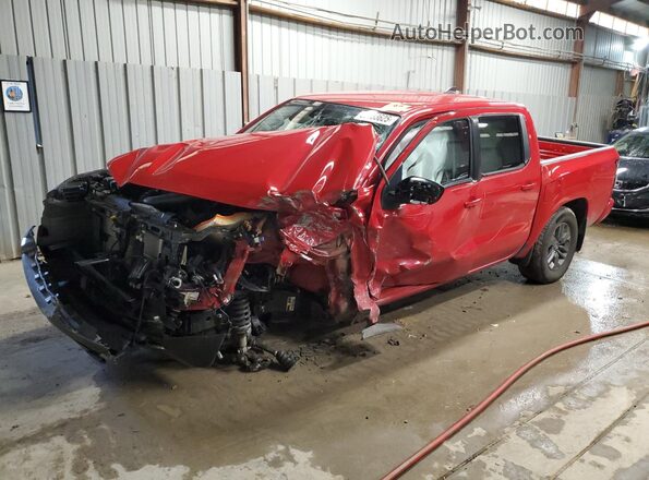 1N6ED1EK3SN621407 2025 NISSAN FRONTIER Красный Передняя левая четверть