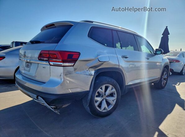 1V2CR2CA3JC569250 2018 VOLKSWAGEN ATLAS Silver Trasero derecho