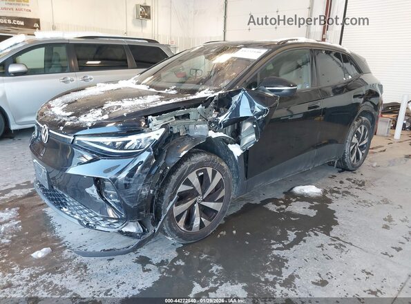 1V2DNPE85PC051219 2023 VOLKSWAGEN ID.4 Black წინა მარცხენა ხედი სამი მეოთხედიდან