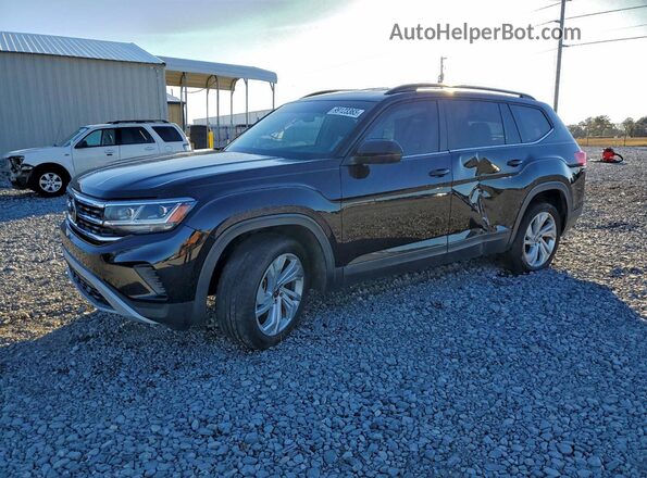 1V2DP2CA4NC503872 2022 VOLKSWAGEN ATLAS Black Vista tres cuartos delantera izquierda