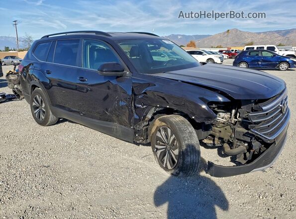 1V2DR2CA1RC565956 2024 VOLKSWAGEN ATLAS Черный Передняя правая четверть