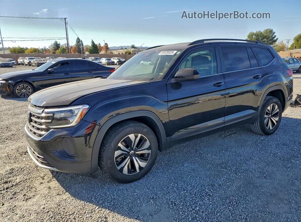 1V2DR2CA1RC565956 2024 VOLKSWAGEN ATLAS Черный Передняя левая четверть