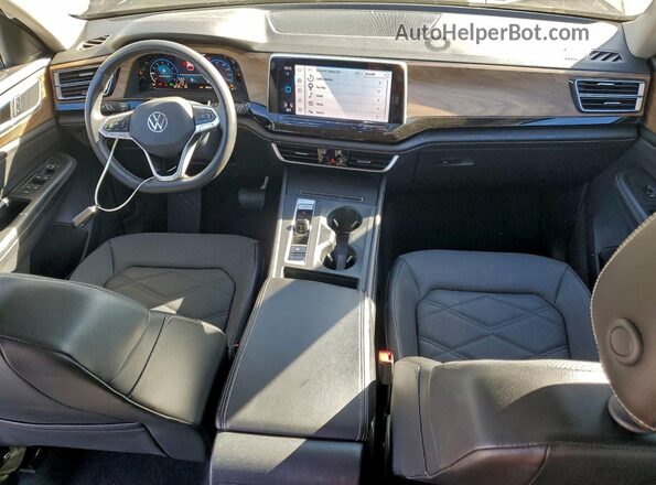 1V2DR2CA1RC565956 2024 VOLKSWAGEN ATLAS Черный Вид панели приборов