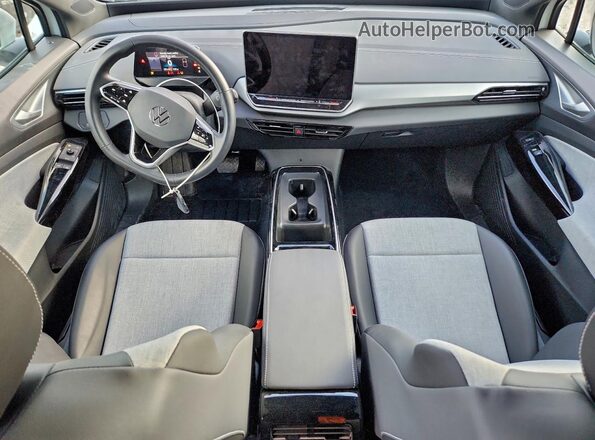 1V2DSPE8XSC005449 2025 VOLKSWAGEN ID.4 White Widok deski rozdzielczej