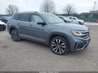 2021 Volkswagen Atlas 3.6l V6 Sel Premium R-line Gray vin: 1V2FR2CA0MC588811