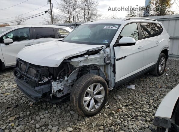 1V2GR2CA1KC536735 2019 VOLKSWAGEN ATLAS White Передня ліва чверть