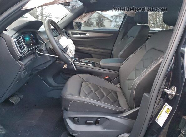 1V2HE2CAXSC218774 2025 VOLKSWAGEN ATLAS Black Widok wnętrza z przodu