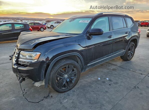 1V2MR2CA6JC549207 2018 VOLKSWAGEN ATLAS Черный Передняя левая четверть