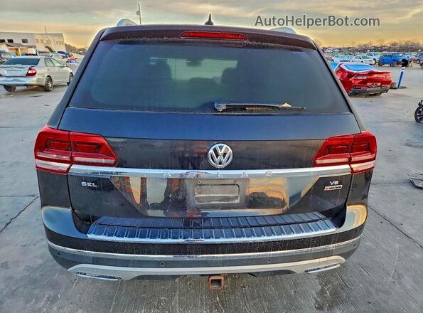 1V2MR2CA6JC549207 2018 VOLKSWAGEN ATLAS Черный Вид сзади