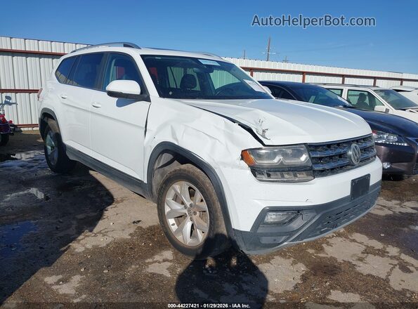 1V2MR2CA9JC521031 2018 VOLKSWAGEN ATLAS Белый Передняя правая четверть