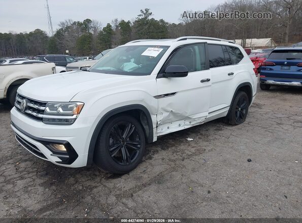 1V2SR2CA2KC588692 2019 VOLKSWAGEN ATLAS Белый Передняя левая четверть