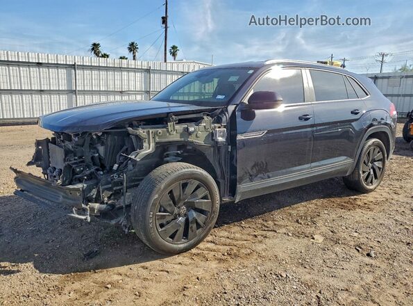 1V2WE2CA7RC222556 2024 VOLKSWAGEN ATLAS Черный Передняя левая четверть