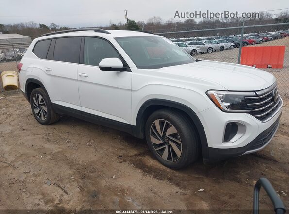 1V2WR2CA5RC561837 2024 VOLKSWAGEN ATLAS Белый Передняя правая четверть