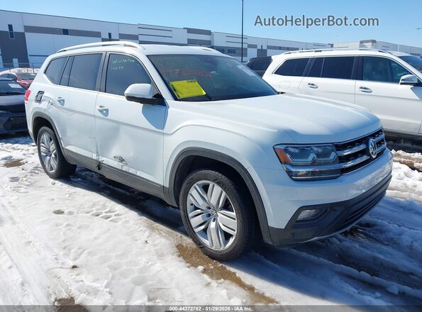 1V2WR2CA9KC568005 2019 VOLKSWAGEN ATLAS Белый Передняя правая четверть