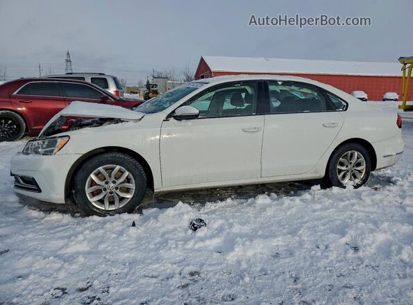 1VWAA7A35JC031373 2018 VOLKSWAGEN PASSAT Белый Передняя левая четверть
