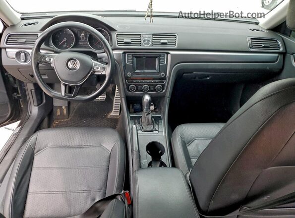 1VWAS7A3XGC045257 2016 VOLKSWAGEN PASSAT Черный Вид панели приборов