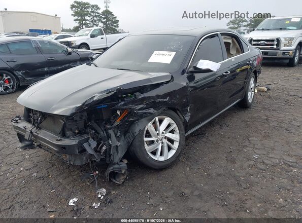 1VWBA7A32JC036101 2018 VOLKSWAGEN PASSAT Черный Передняя левая четверть
