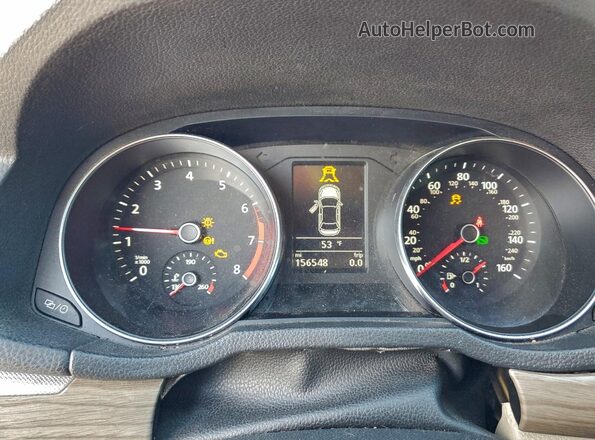 1VWBT7A36GC008501 2016 VOLKSWAGEN PASSAT Красный Вид щитка приборов