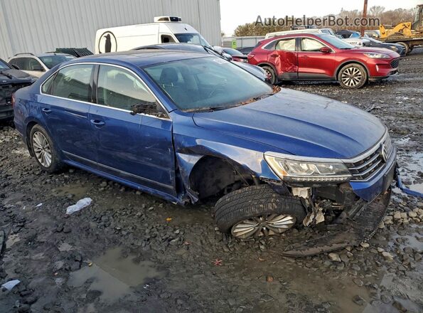 1VWBT7A3XGC031375 2016 VOLKSWAGEN PASSAT Синий Передняя правая четверть
