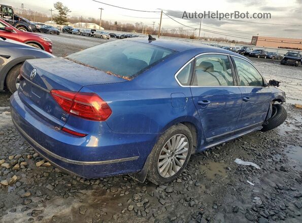 1VWBT7A3XGC031375 2016 VOLKSWAGEN PASSAT Синий Задняя правая четверть