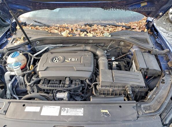 1VWBT7A3XGC031375 2016 VOLKSWAGEN PASSAT Синий Вид задней части салона