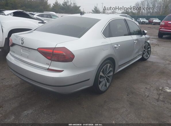 1VWCT7A30HC038583 2017 VOLKSWAGEN PASSAT Серебряный Задняя правая четверть