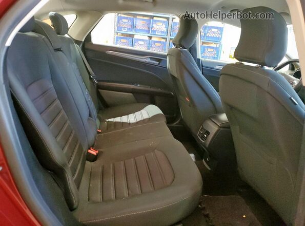 3FA6P0LU4KR262777 2019 FORD FUSION Красный Вид задней части салона