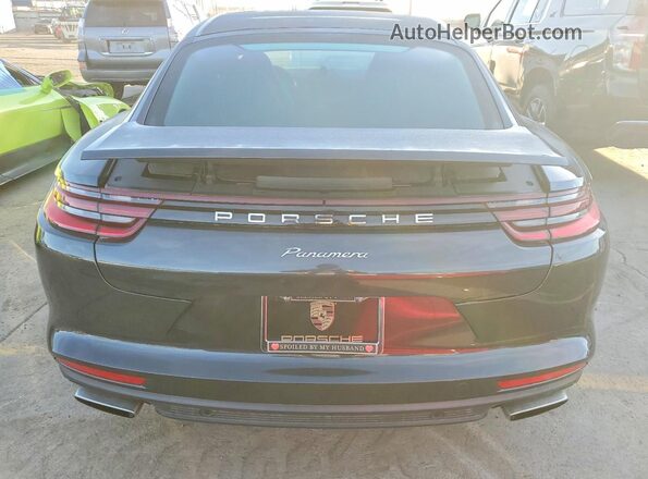 WP0AA2A72HL100409 2017 PORSCHE PANAMERA Серый Вид салона спереди
